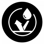 Black and White Water Resistant Icon